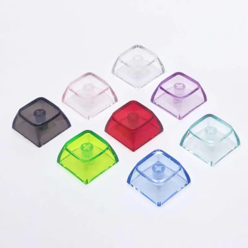 10Pcs Crystal XDA Keycaps – Clear MX Mechanical Keyboard Mechanical Keycaps Babs