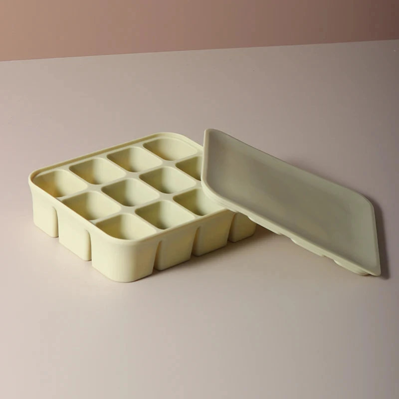 12-Cube BPA-Free Silicone Ice Tray – Easy Release, 30ml Silicone Ice Tray Babs