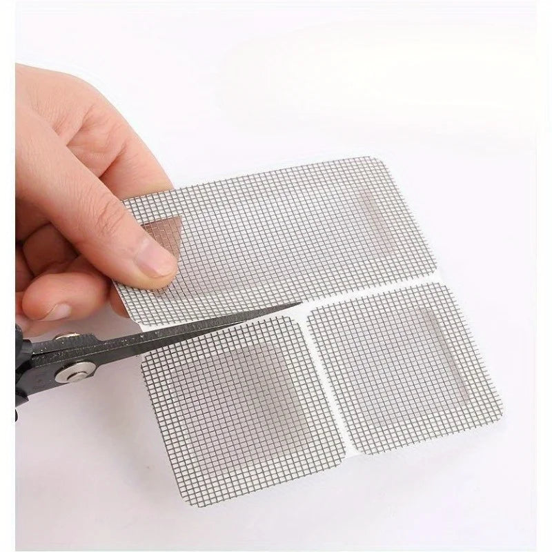 10-Pack Self-Adhesive Window Screen Repair Patch Kit Screen Repair Patch Babs