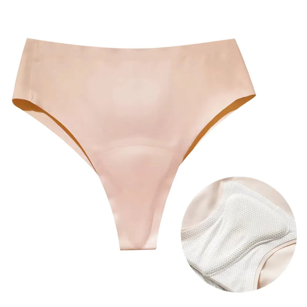 Women's Seamless No-Show Briefs – Camel Toe Concealer Women's Seamless Briefs Babs Beige S 1pc