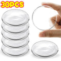 Silicone Door Stopper Bumper – Self-Adhesive Wall Protector Pad Door Stopper Bumper Babs Round-30pcs 40MMX8MM