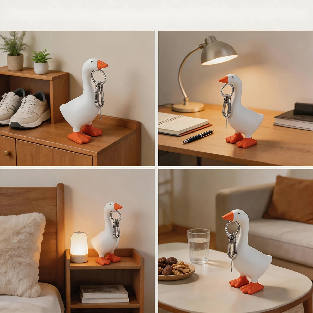 Magnetic Resin Goose Organizer – Desk, Entryway & Bar Decor Decorative Organizer Babs