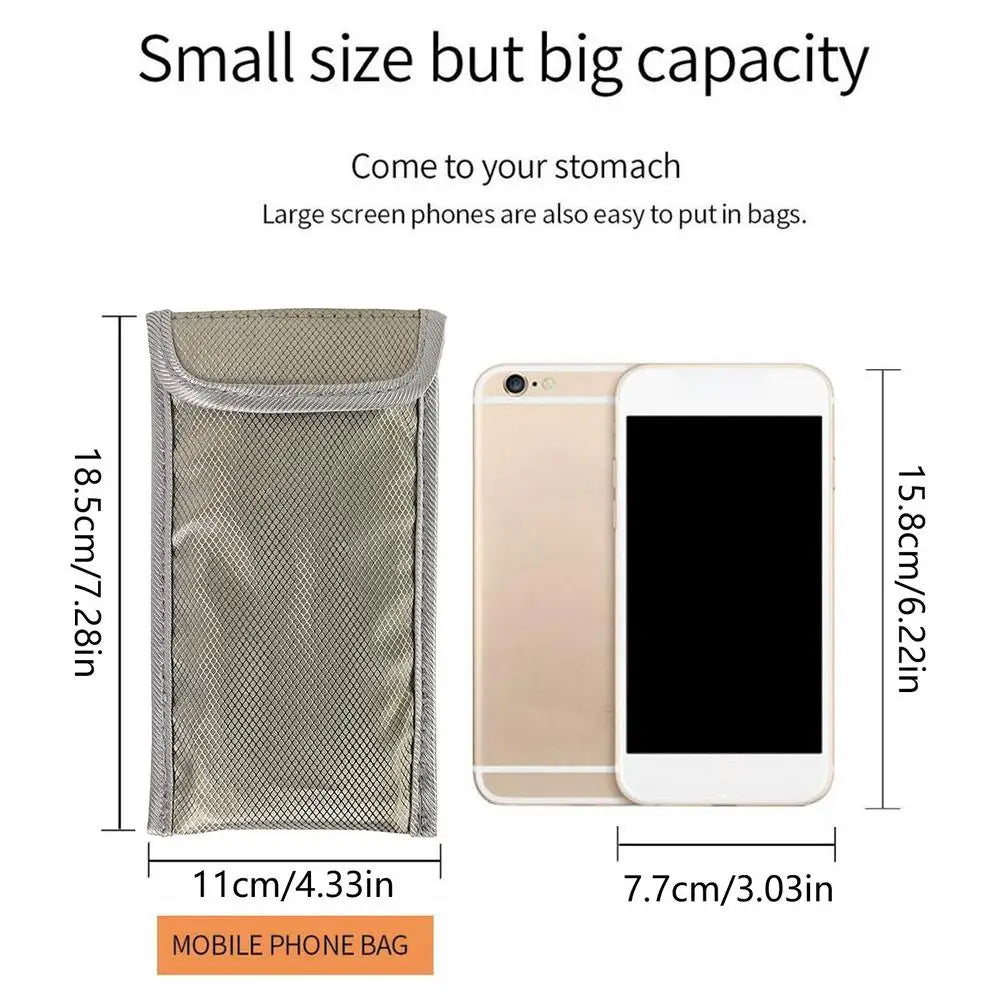 Faraday Bag Phone Signal Blocking Pouch – Anti-Tracking Faraday Signal Blocking Bag Babs 02