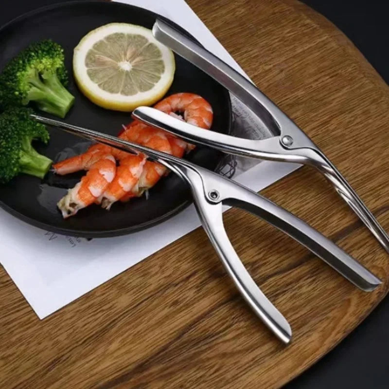 Stainless Steel Shrimp Deveiner & Prawn Peeler Seafood Tool Seafood Prep Tool Babs