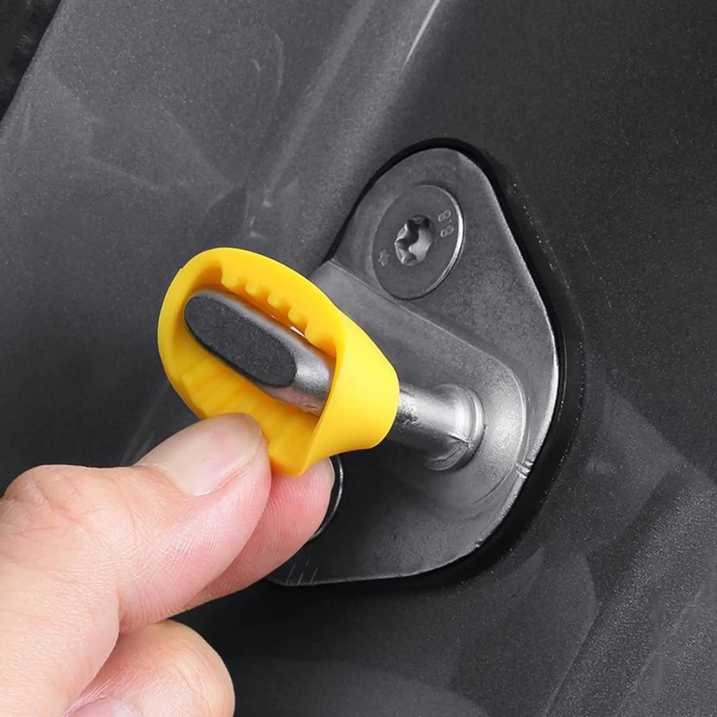 Universal Car Door Shock Absorber Silicone Damper Pads 4pcs Car Door Damper Pad Babs