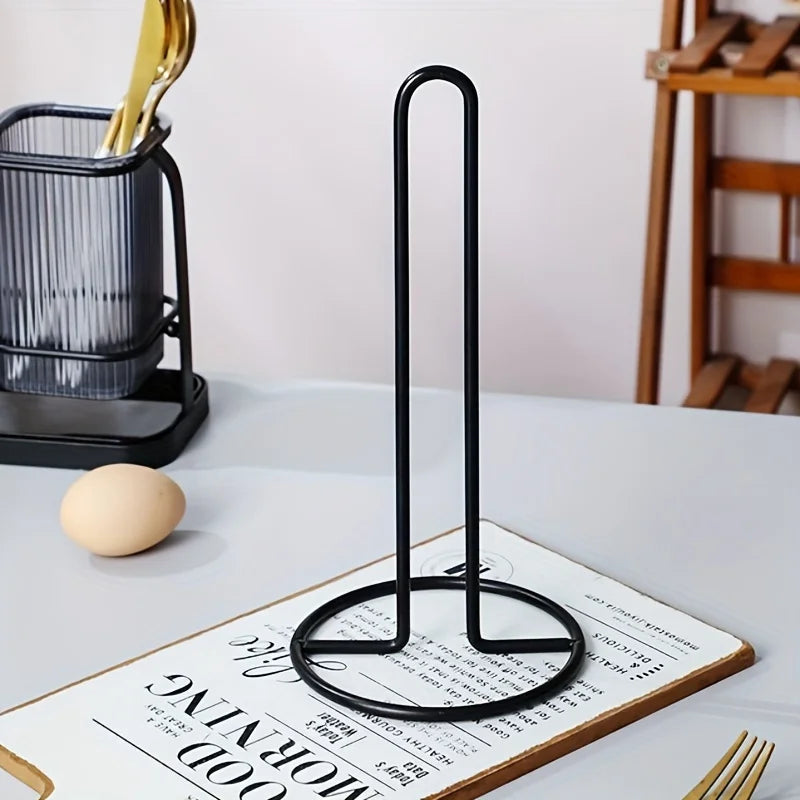 Stainless Steel Tissue & Roll Paper Holder – Dining Table Paper Tissue Holder Babs 1pc black