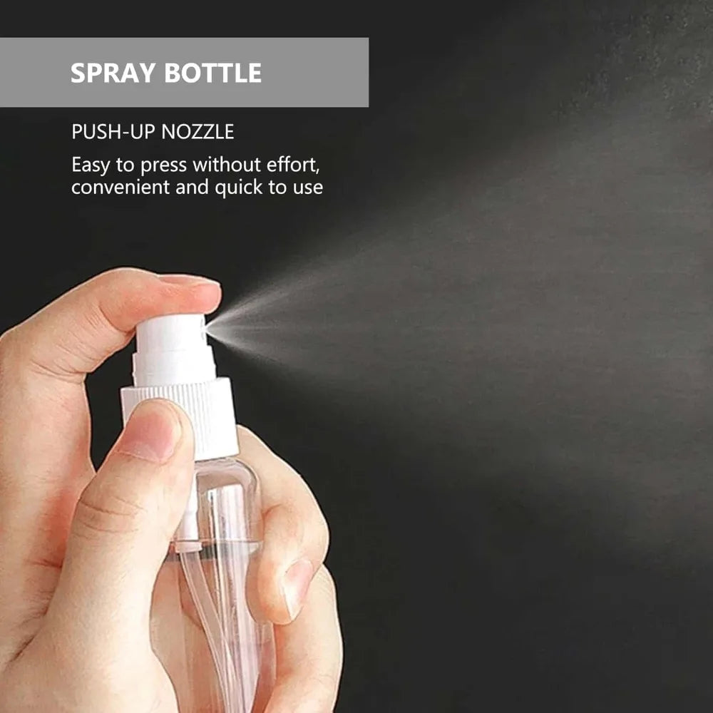 7-Piece Leak-Proof Travel Bottles Set | Refillable Pump & Spray Travel Bottle Set Babs