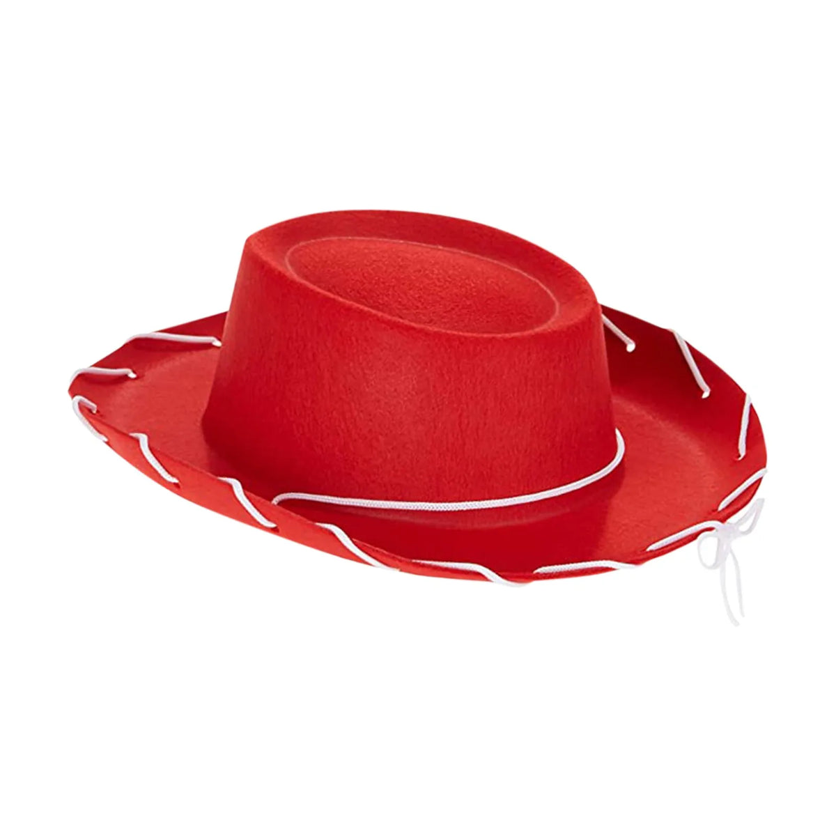 Kids Western Cowboy Hat – Adjustable Chin Strap, Boys & Girls Kids Costume Hat Babs Red One Size