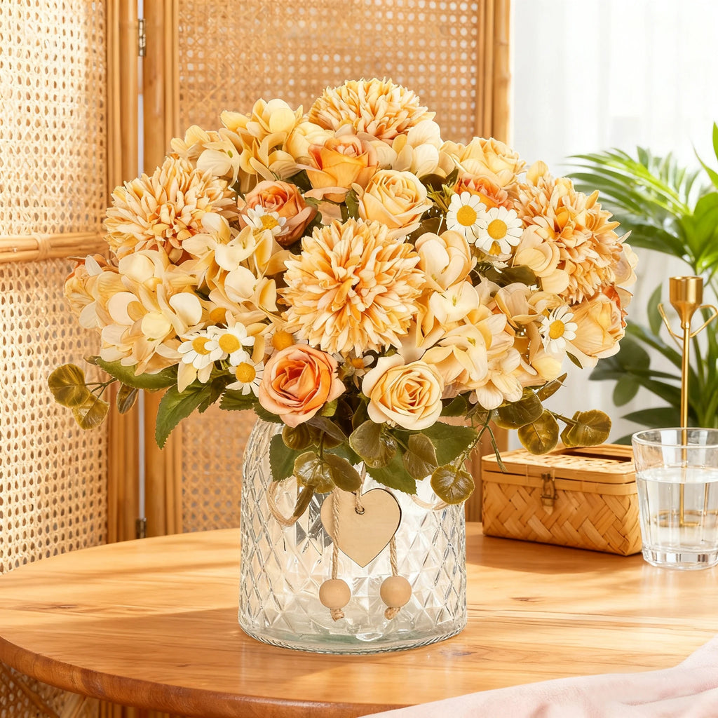 Artificial Chamomile Flower Bouquet for Wedding & Home Décor Artificial Flower Bouquet Babs