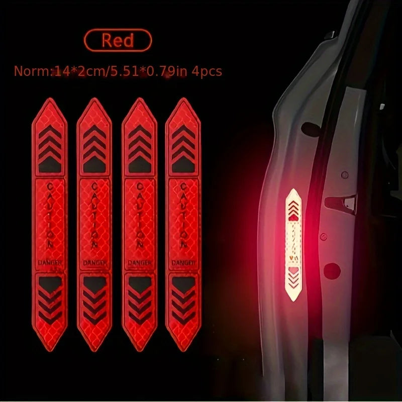 High-Reflective Arrow Door Stickers – Nighttime Safety Decals Reflective Safety Decals Babs