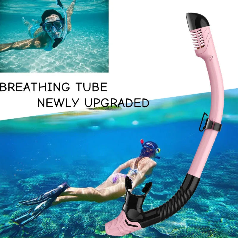 Full Dry Snorkel for Adults – 1–10 Pack Diving Breathing Tube Dry Snorkel Babs