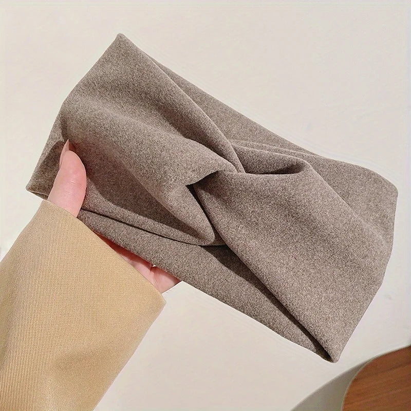 Knotted Elastic Headband – French Wide Brim Hair Accessory Knotted Headband Babs
