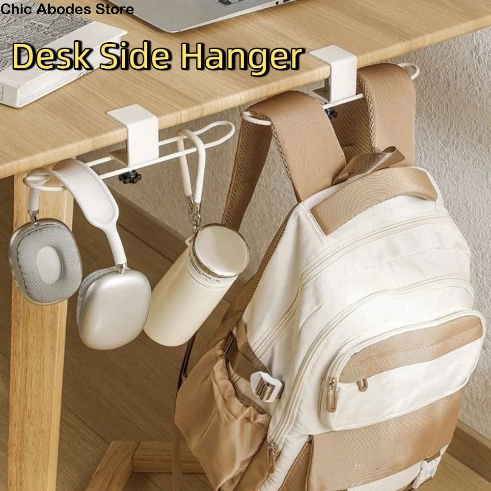 Adjustable Desk Side Hook – Bag & Cup Hanger | Space Saving Desk Side Hook Babs