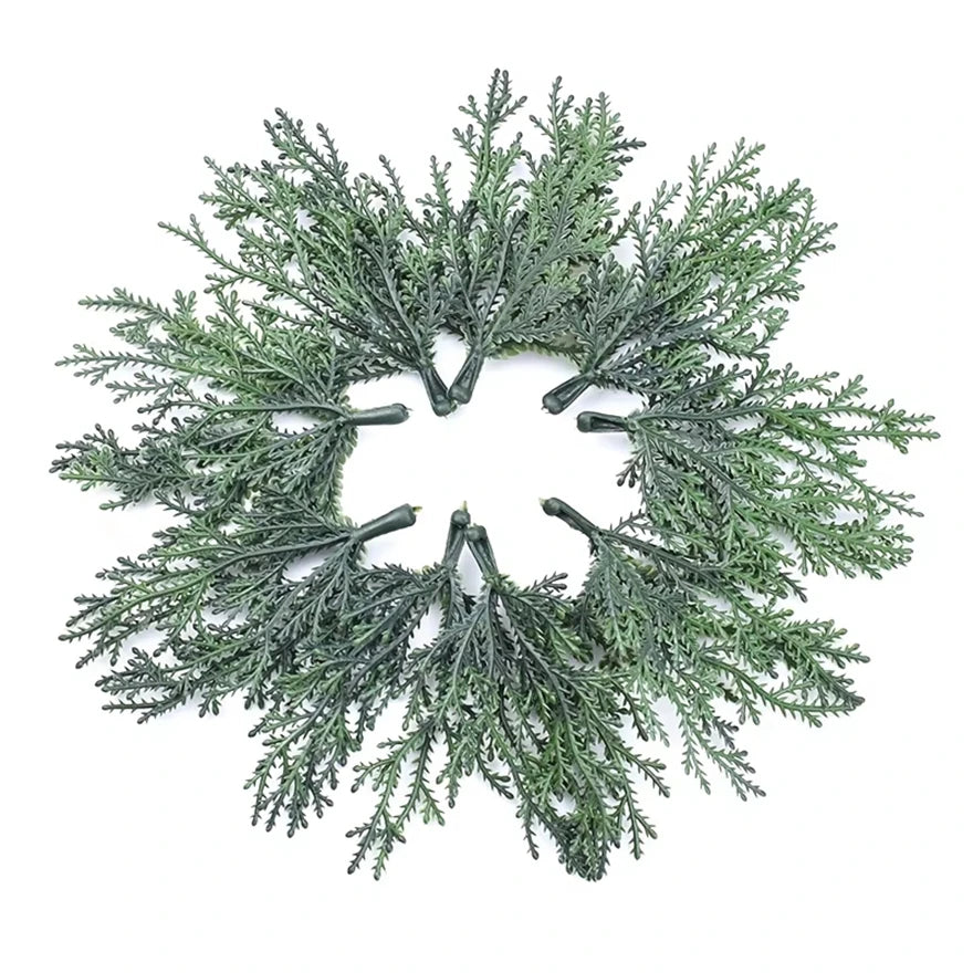 50/100 Pcs Artificial Grass Plants for Wreaths, Crafts & Wedding Decor Artificial Plant Picks Babs