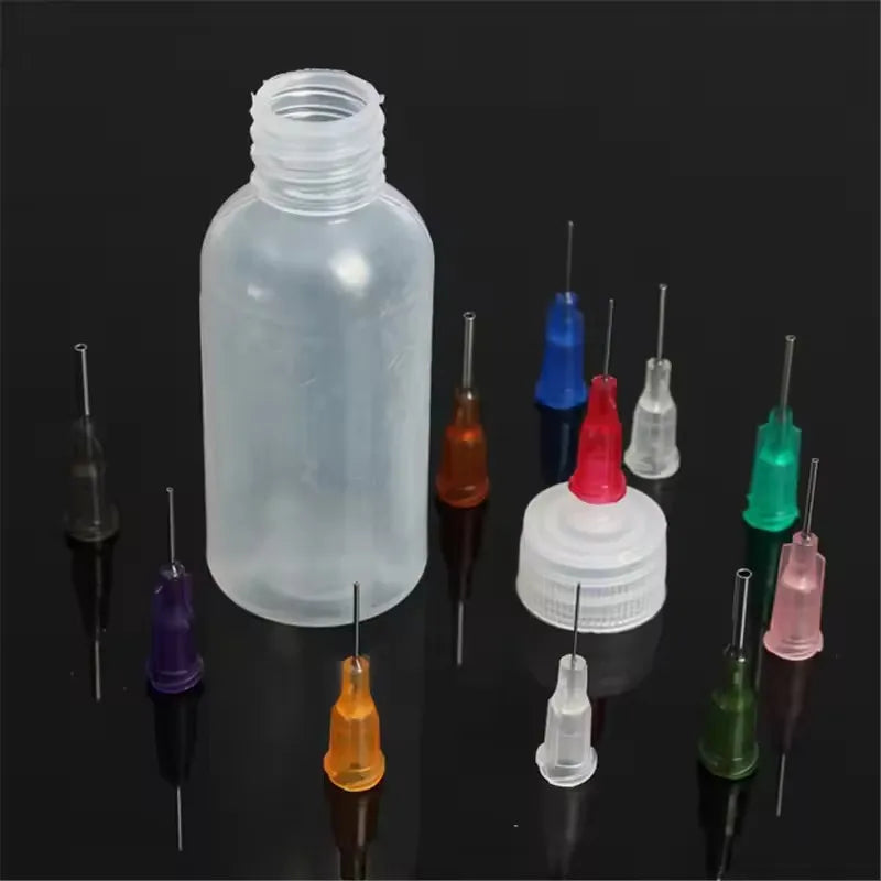 Needle Dispensing Bottle for Flux, Glue & Adhesives 30/50ml Needle Dispensing Bottle Babs