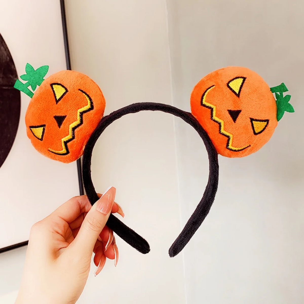 Devil Pumpkin Horn Headband – Halloween Costume Accessory Halloween Headband Babs