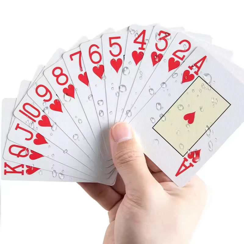 Waterproof PVC Playing Cards – Large Font Poker Deck Playing Card Deck Babs