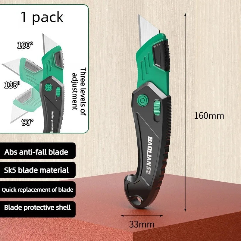 Foldable Art Knife SK5 Steel – Multi-Function Craft Cutting Knife Craft Cutting Knife Babs only 1pcs knife