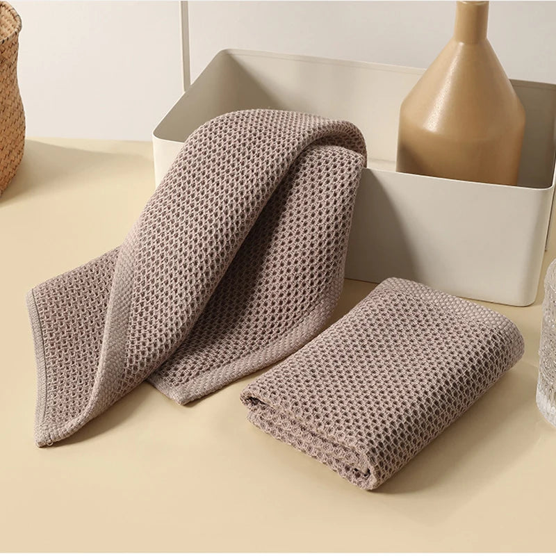 100% Cotton Waffle Weave Dish Cloths – Soft & Absorbent Pack Kitchen Dish Cloths Babs