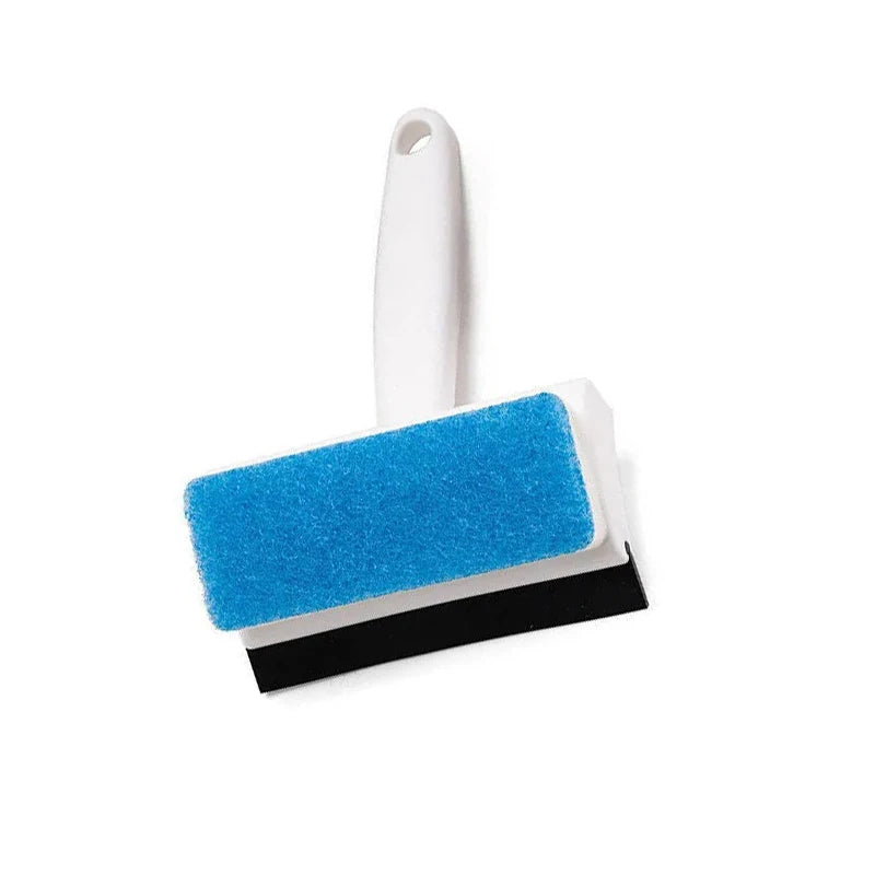 Double-Sided Glass Cleaning Brush & Bathroom Squeegee Bathroom Cleaning Brush Babs 1Pc