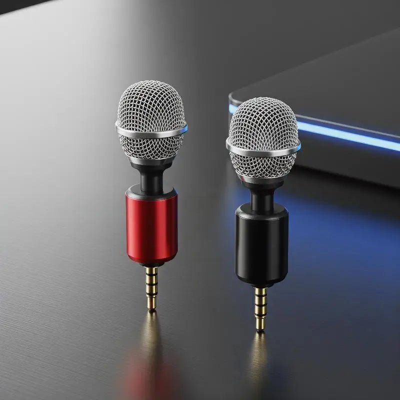 Mini Bendable Metal Condenser Mic – Plug & Play Podcast Mic Condenser Microphone Babs