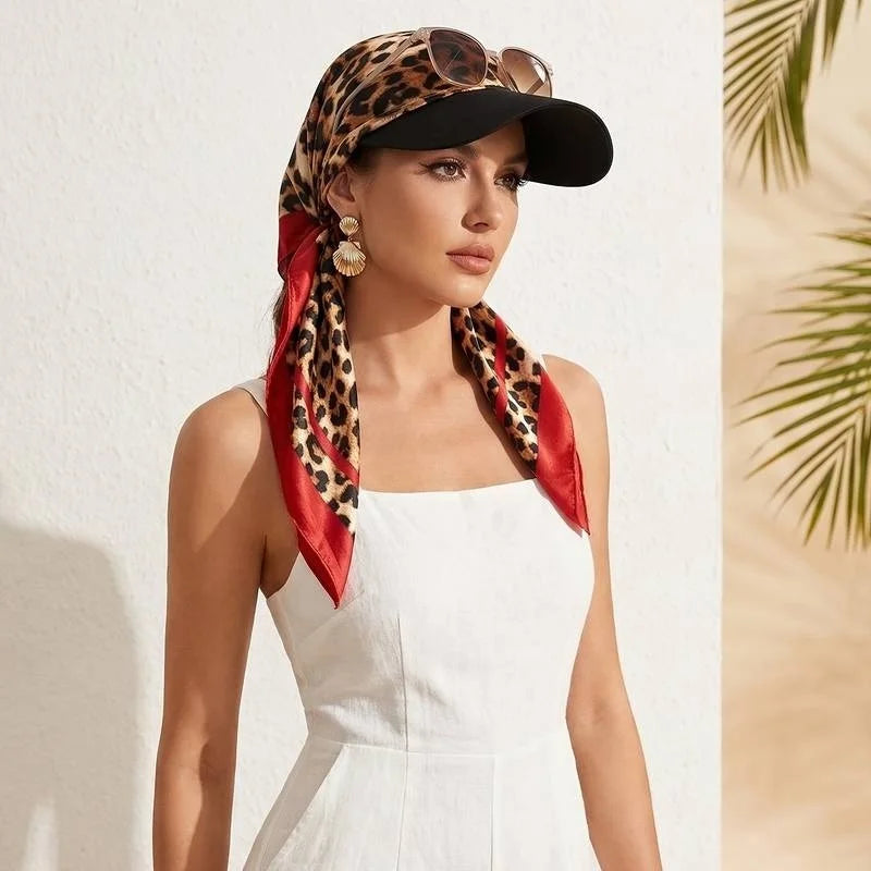 Women's Printed Satin Baseball Cap – Breathable Sun Hat Women's Sun Hat Babs