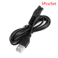 USB 8-Pin Electric Shaver Charging Cable 5-Pack | HUXUAN Shaver Charging Cable Babs A1