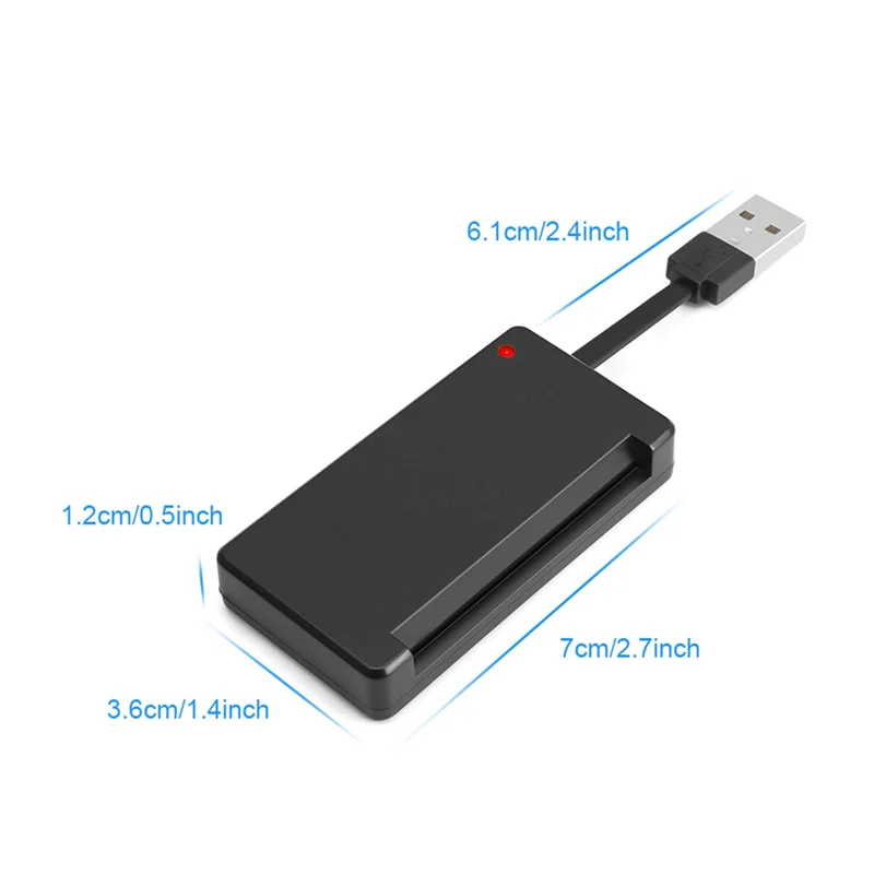 USB 2.0 Universal Smart Card Reader – ID, Bank & SIM Smart Card Reader Babs