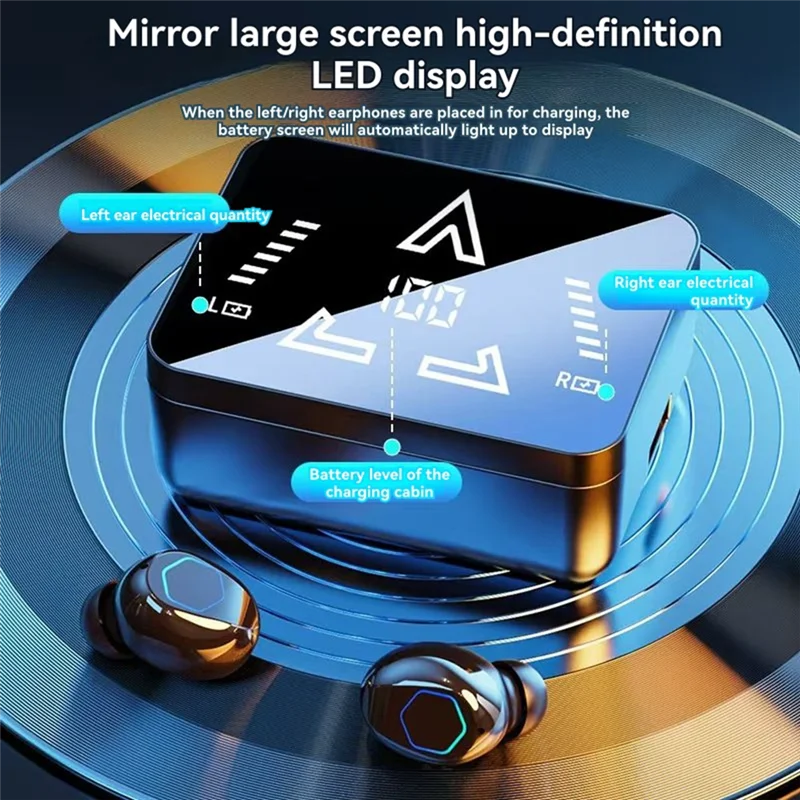 M48 Pro Bluetooth Translator Earbuds – 144 Languages Two-Way AI Translator Earbuds Babs