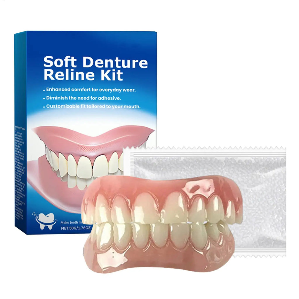 Silicone Temporary Veneers Denture Kit – Upper & Lower Silicone Denture Kit Babs