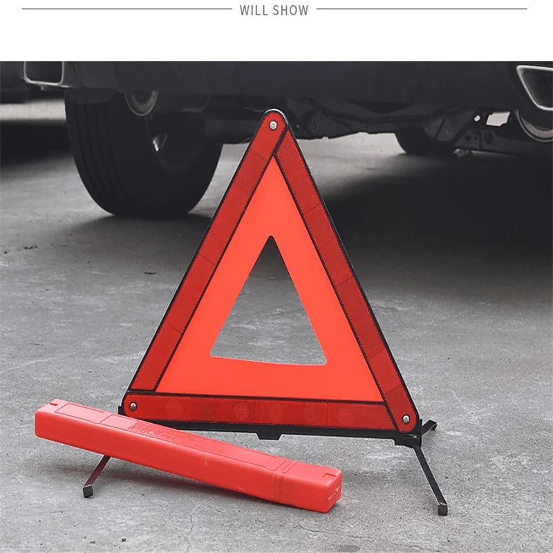 Foldable Car Triangle Reflector Emergency Warning Sign Tripod Emergency Warning Sign Babs