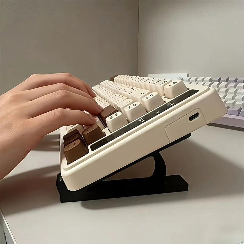 2pcs Ergonomic Keyboard Height Stand – Anti-Slip Universal Bracket Keyboard Height Stand Babs