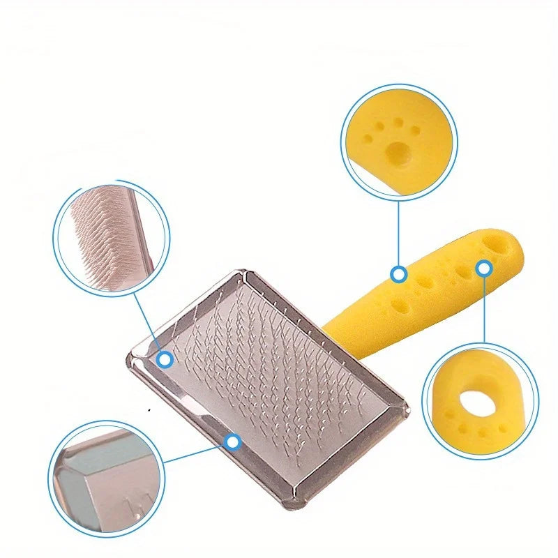 Stainless Steel Pet Grooming Comb – Dog & Cat Detangler Pet Grooming Comb Babs