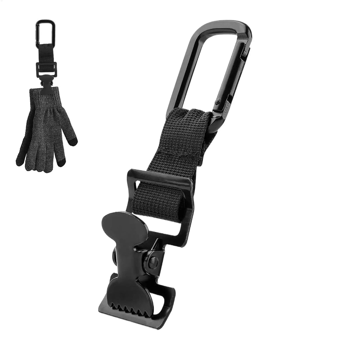Glove Clip for Belt – Serrated Work Glove Holder & Towel Clamp Glove Belt Clip Babs