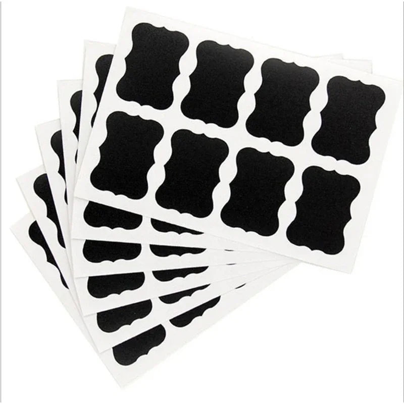 Blackboard Apothecary Jar Labels & Freezer Kitchen Stickers Kitchen Jar Labels Babs