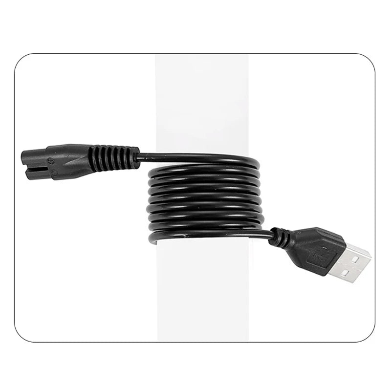USB 8-Pin Electric Shaver Charging Cable 5-Pack | HUXUAN Shaver Charging Cable Babs