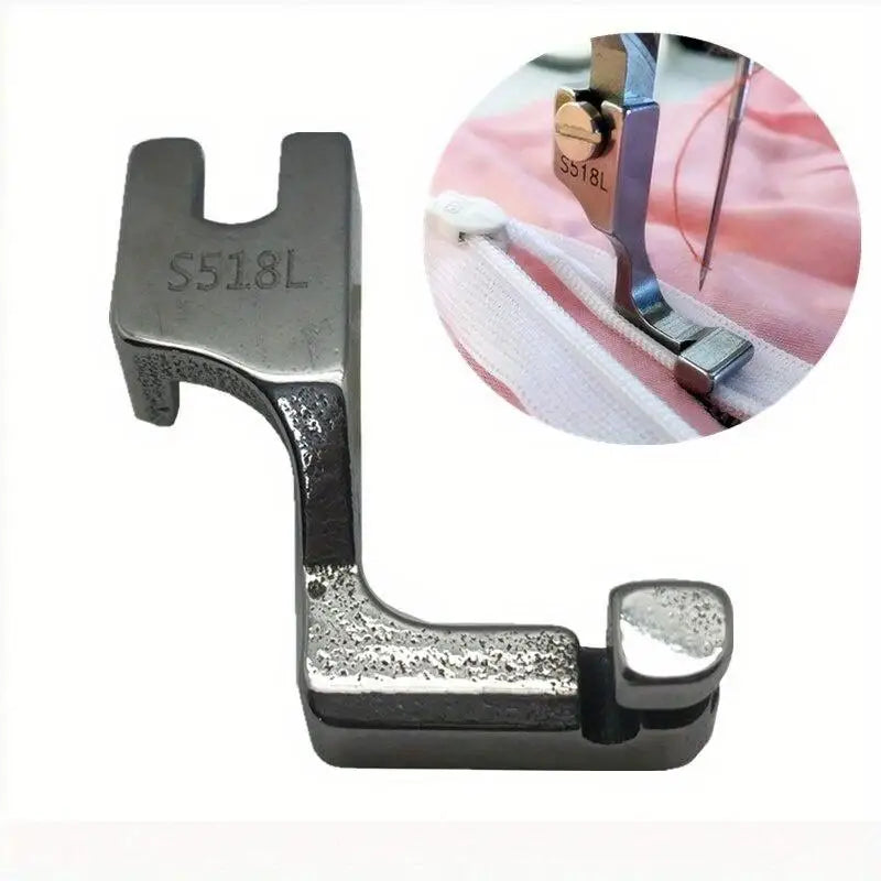 2pc Invisible Zipper Presser Foot – Industrial Lockstitch Steel Zipper Presser Foot Babs