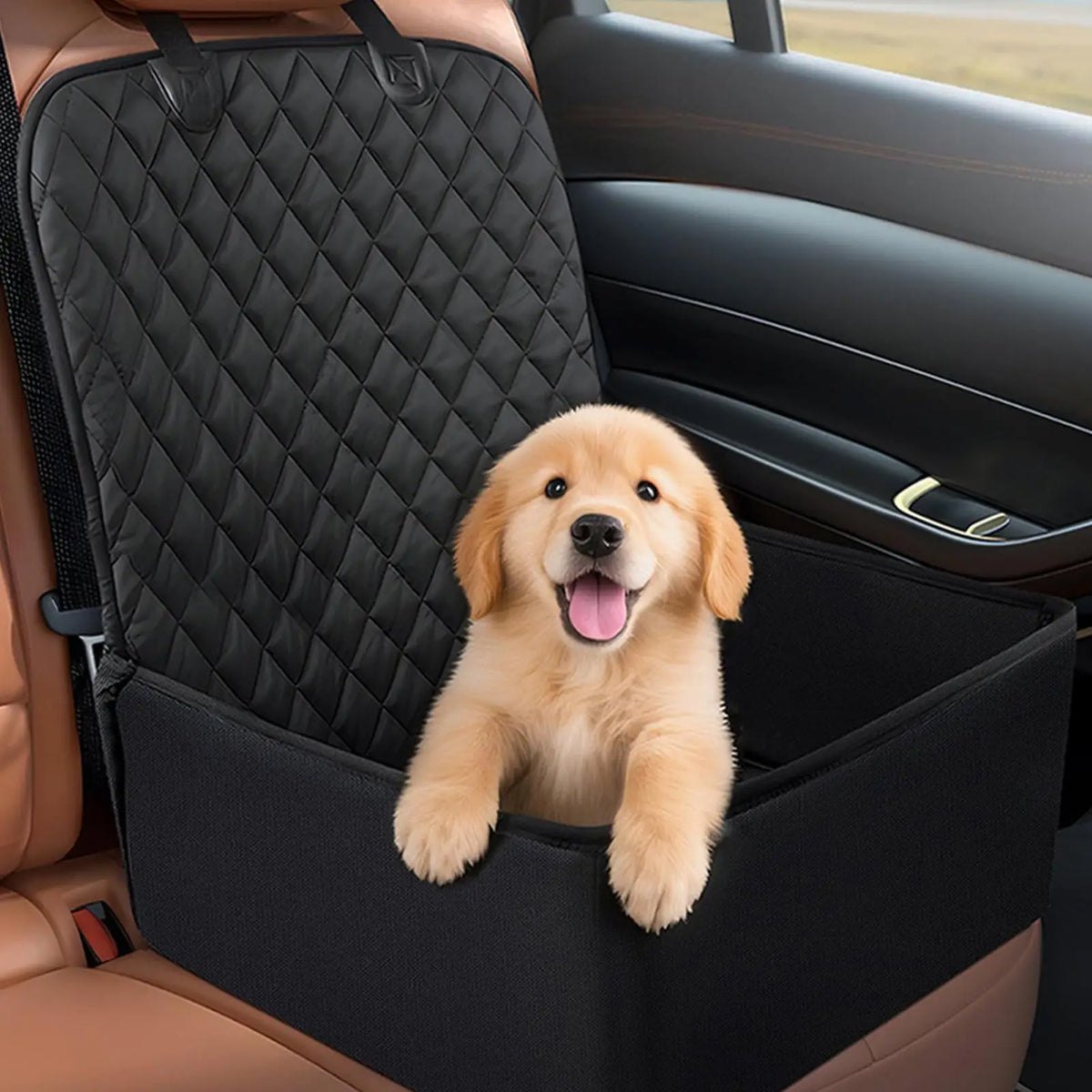 Dog Car Seat Cover Foldable Hammock – Waterproof Pet Travel Seat Pet Car Seat Cover Babs