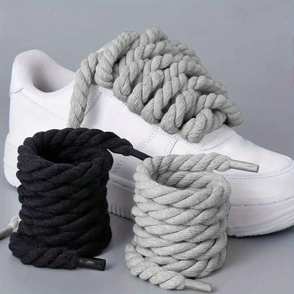 Handmade Braided Nylon Shoelaces – Durable Round Canvas Shoe Laces Braided Shoelaces Babs