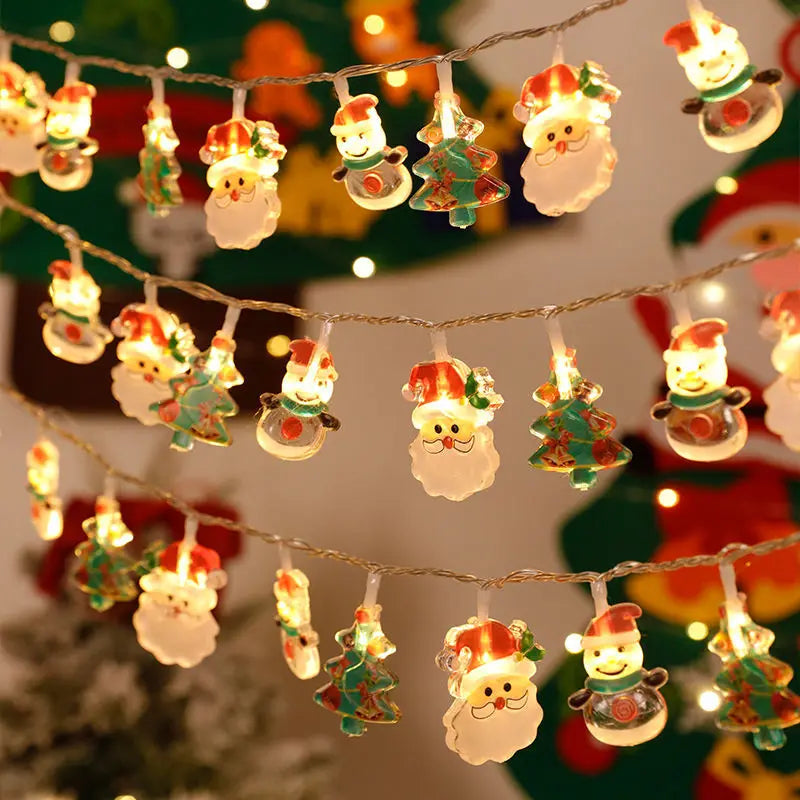 Christmas Tree LED String Lights 1.5M 10LED Fairy Light Garland LED Fairy String Lights Babs A