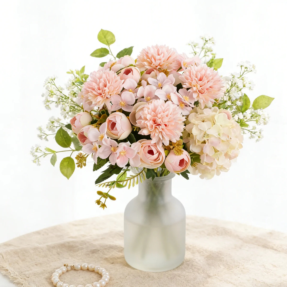 Artificial Silk Hydrangea Flowers for Wedding & Home Décor Artificial Silk Flowers Babs