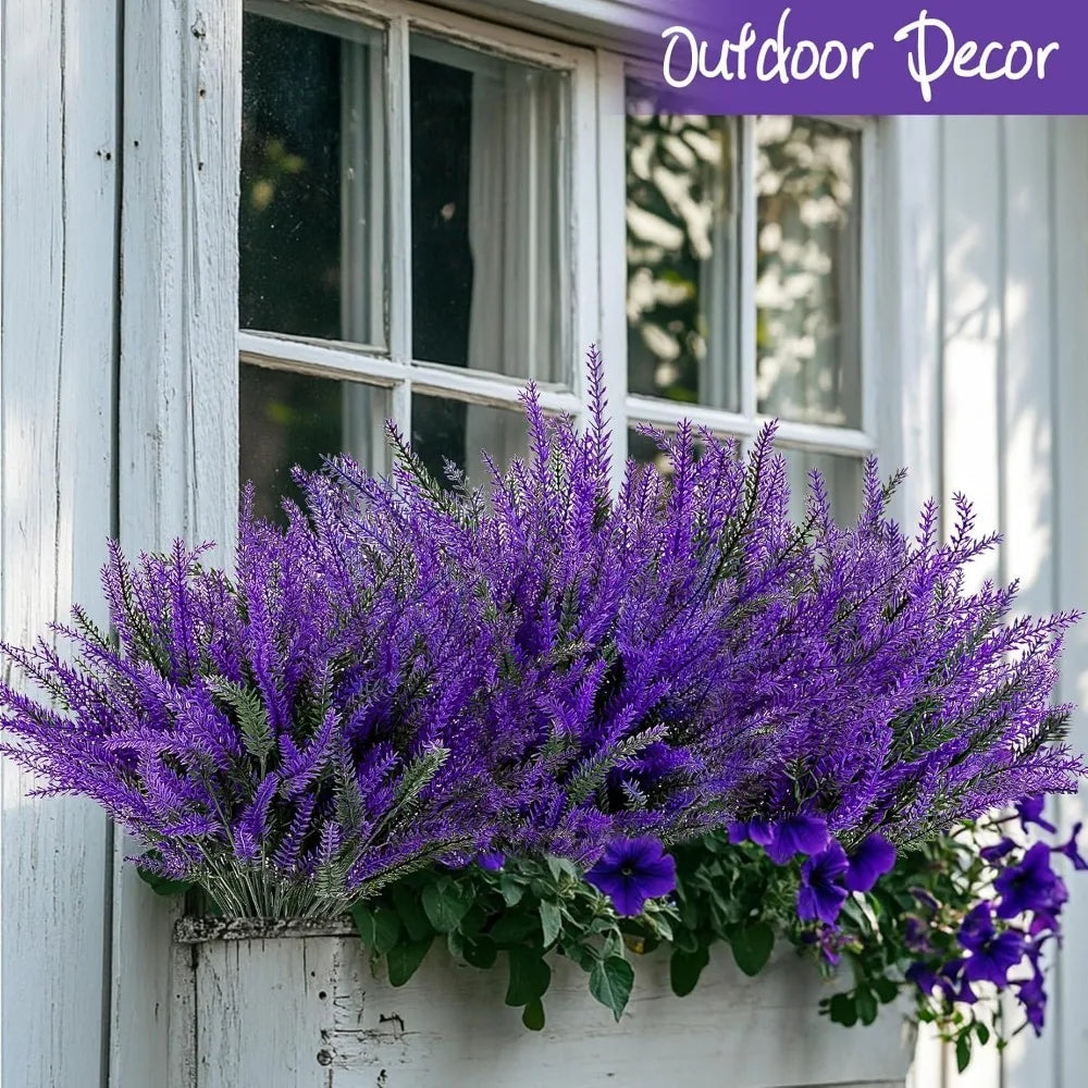 5-Pack Artificial Lavender Bouquets | Home & Wedding Decor Artificial Flower Bouquet Babs
