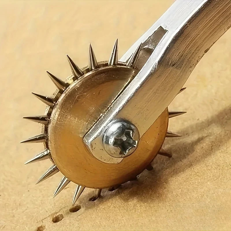 Leather Stitch Marking Wheel – Comfort Grip Pricking Tool Leather Craft Tool Babs