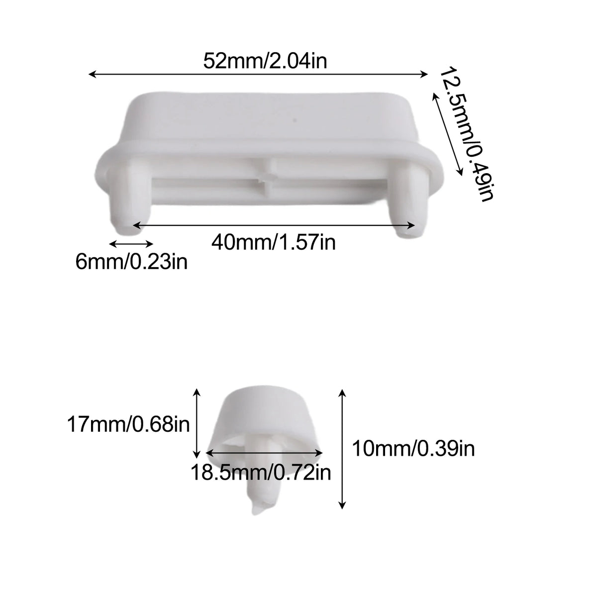 12-Pack Toilet Seat Bumper Pads – Anti-Slip Quiet Lid Buffers Toilet Seat Bumpers Babs