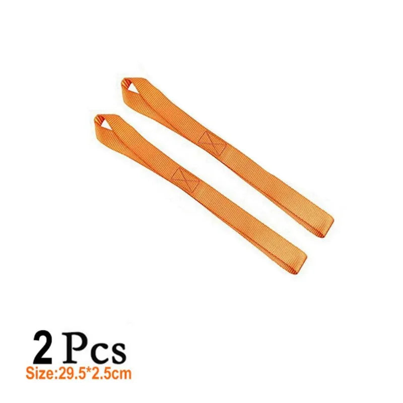 Soft Loop Tie Down Straps – ATV, Motorcycle & Dirt Bike Tie Down Straps Babs Orange-2Pcs