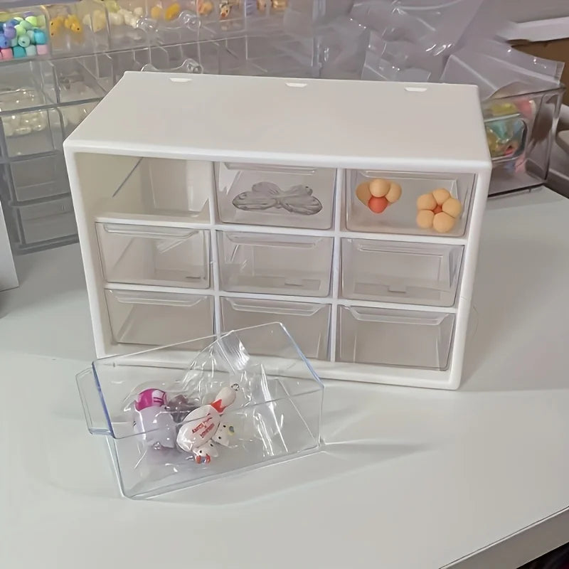 Transparent Drawer Storage Box for Jewelry, Beads & Makeup Drawer Storage Organizer Babs