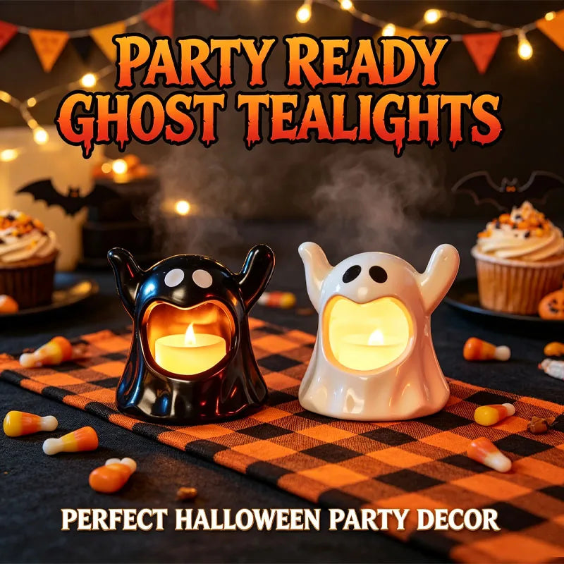 LED Ghost Candle Lamp – Halloween & Festival Party Decor LED Halloween Decor Babs