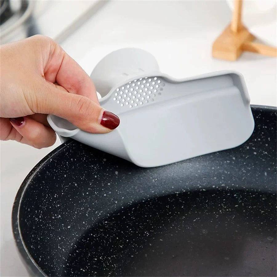 Cute Duck Clip-On Pot Strainer & Rice Washer Kitchen Tool Kitchen Strainer Babs