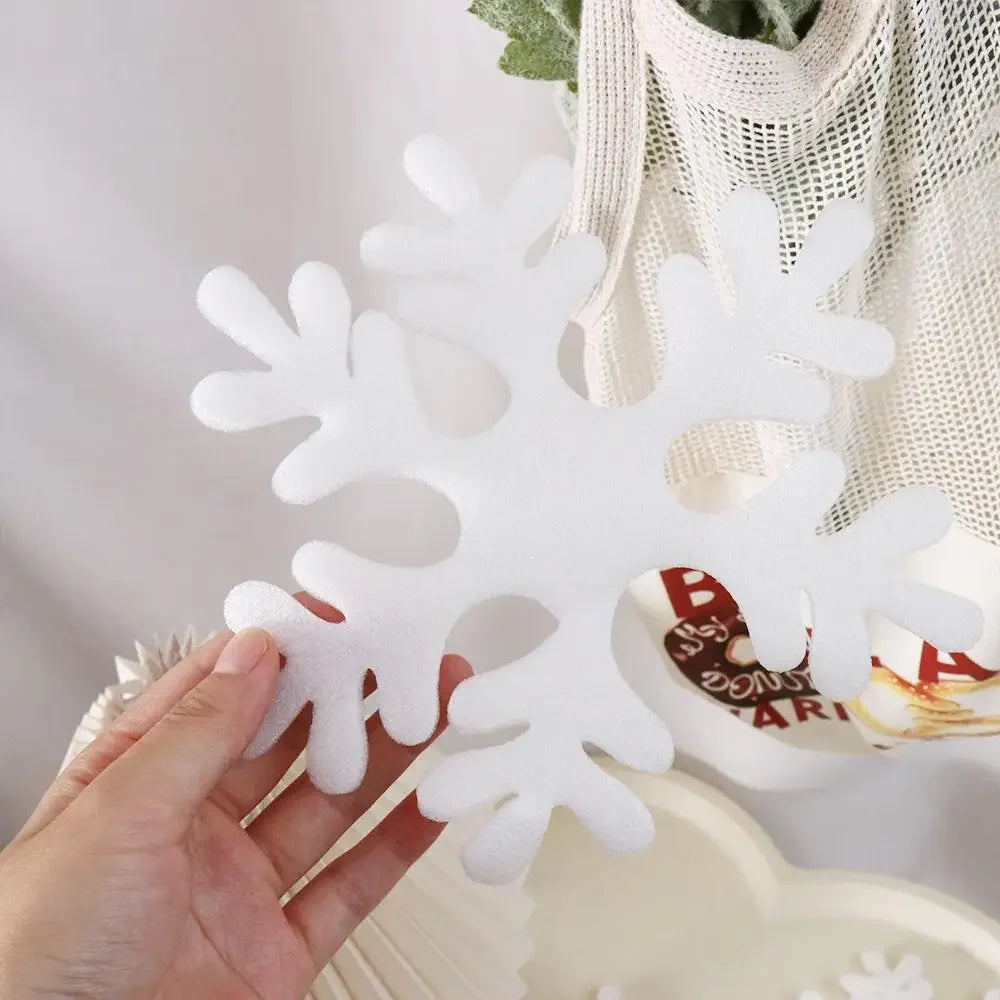 Foam Snowflake Hanging Ornaments – 6 Pcs Christmas Decor Christmas Ornaments Babs