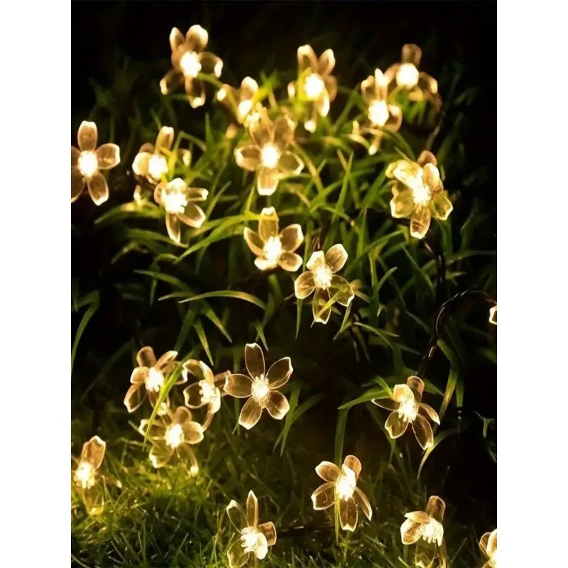 Solar Sakura String Lights – 6.5M 30 LED Outdoor Waterproof Garden Solar String Lights Babs